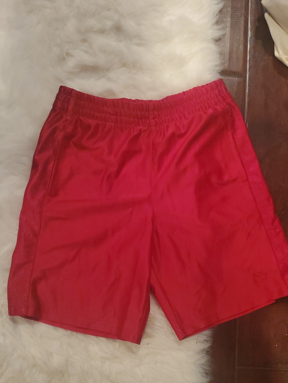 STARTER Red Kids Athletic Shorts